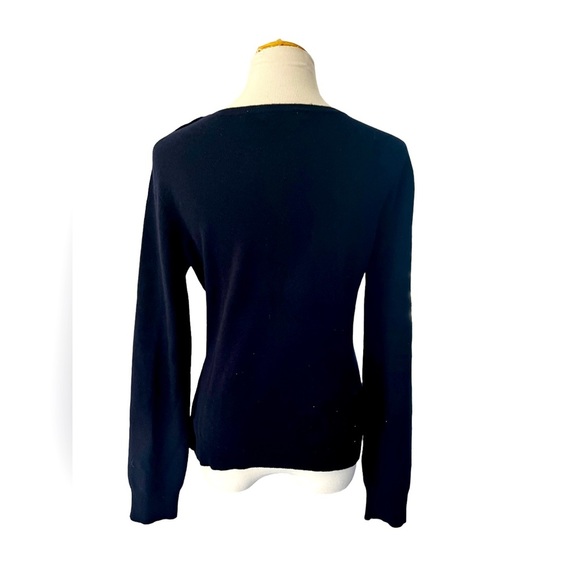 Ralph Lauren 100% Cashmere Sweater in Navy Size Large - Picture 3 of 4
